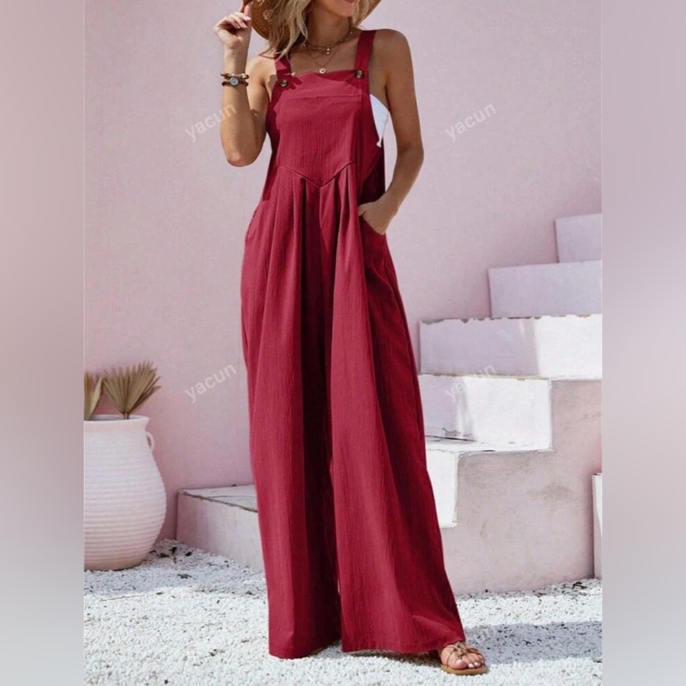 Wide leg overalls 😍
